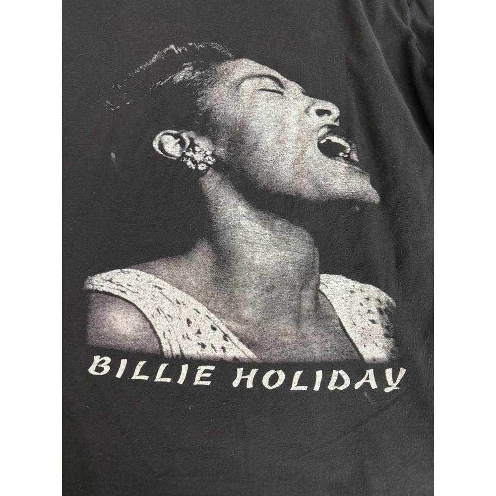 Vintage Billie Holiday T Shirt Black XXX‎ Large Pre Shrunk Cotton